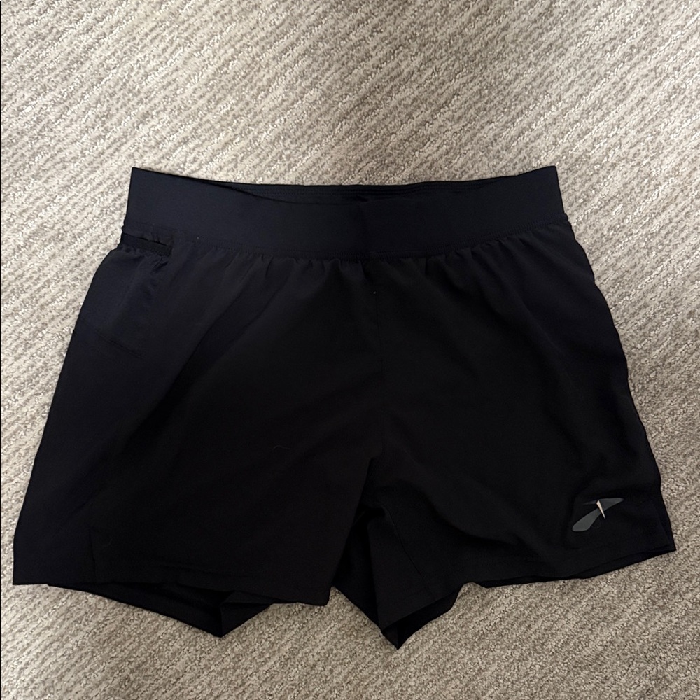 Men’s Black Brooks Sherpa running Shorts